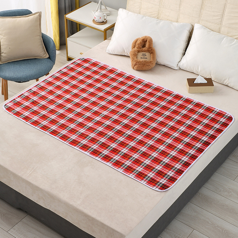 Picture of Adult Diaphragm Pad Waterproof Washable Cotton Breathable Oversized Diaper Care Mattress for the Elderly