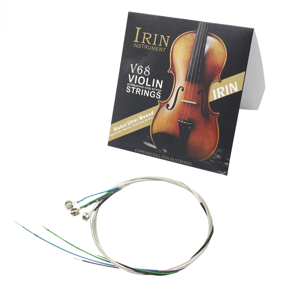 Picture of IRIN violin strings stainless steel wire violin strings set of 4 independent packaging professional violin strings set