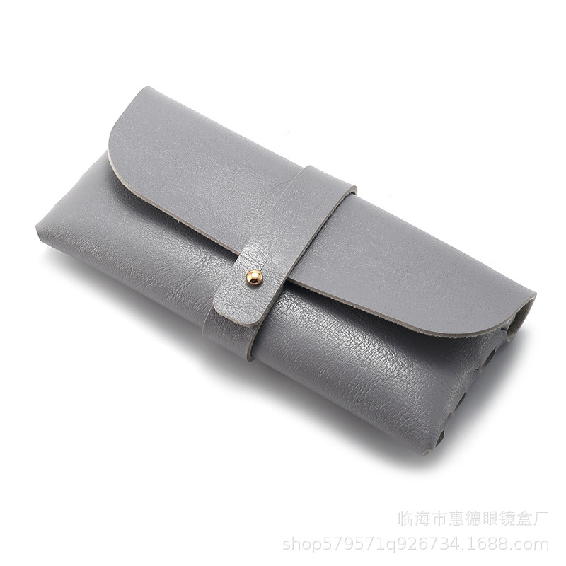 Picture of Factory Batch Glasses Case in stock New Single Nail Leather Sunglasses Bag Hand-woven Sunglasses Box Printable LOGO