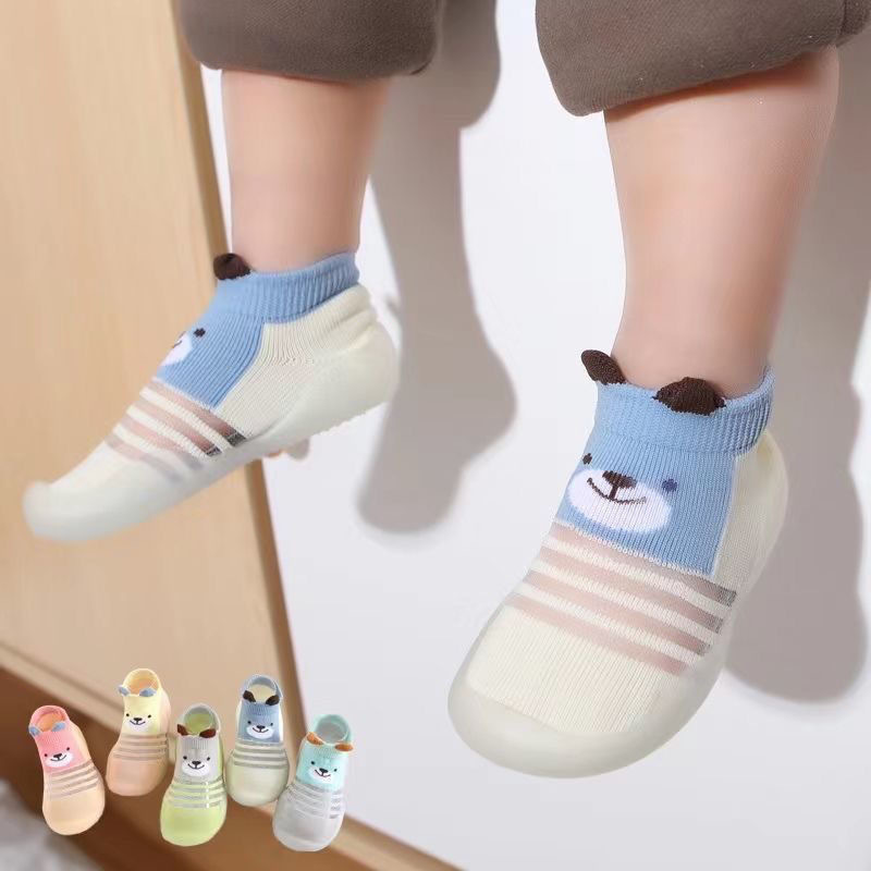 Picture of New mesh breathable baby socks shoes summer boys and girls baby toddler shoes Ice Silk non-slip children's floor socks shoes