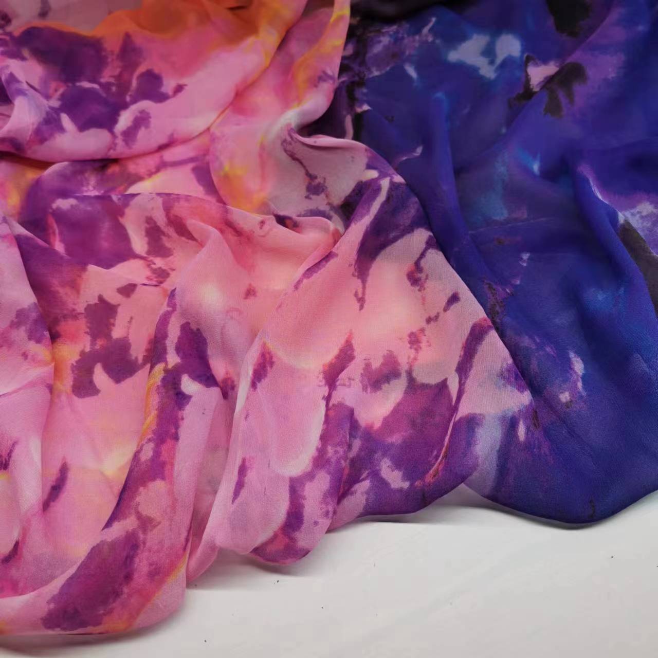 Special Offer 100% Silk Fabric Mulberry Silk Georgette Fabric Printed Silk Fabric