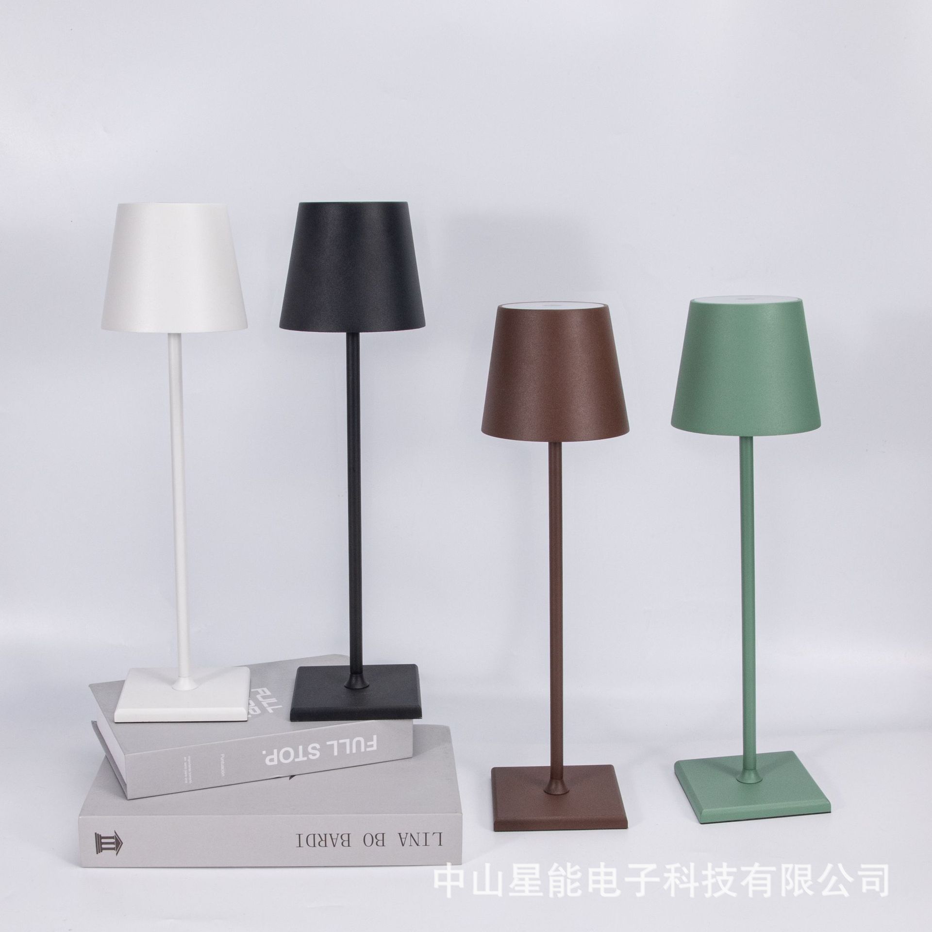 Picture of Nordic Cross-border Decorative Table Lamp Restaurant Cafe Bar Atmosphere Table Lamp Bedroom Bedside Rechargeable Table Lamp Nightlight
