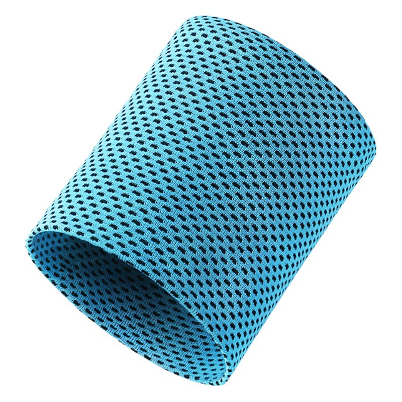 Summer Outdoor Sports Wristbands, Cold-Feeling Sweat-Absorbent Ice Silk Wristbands for Men and Women, Fitness Basketball Wristbands, Non-Slip Wristbands
