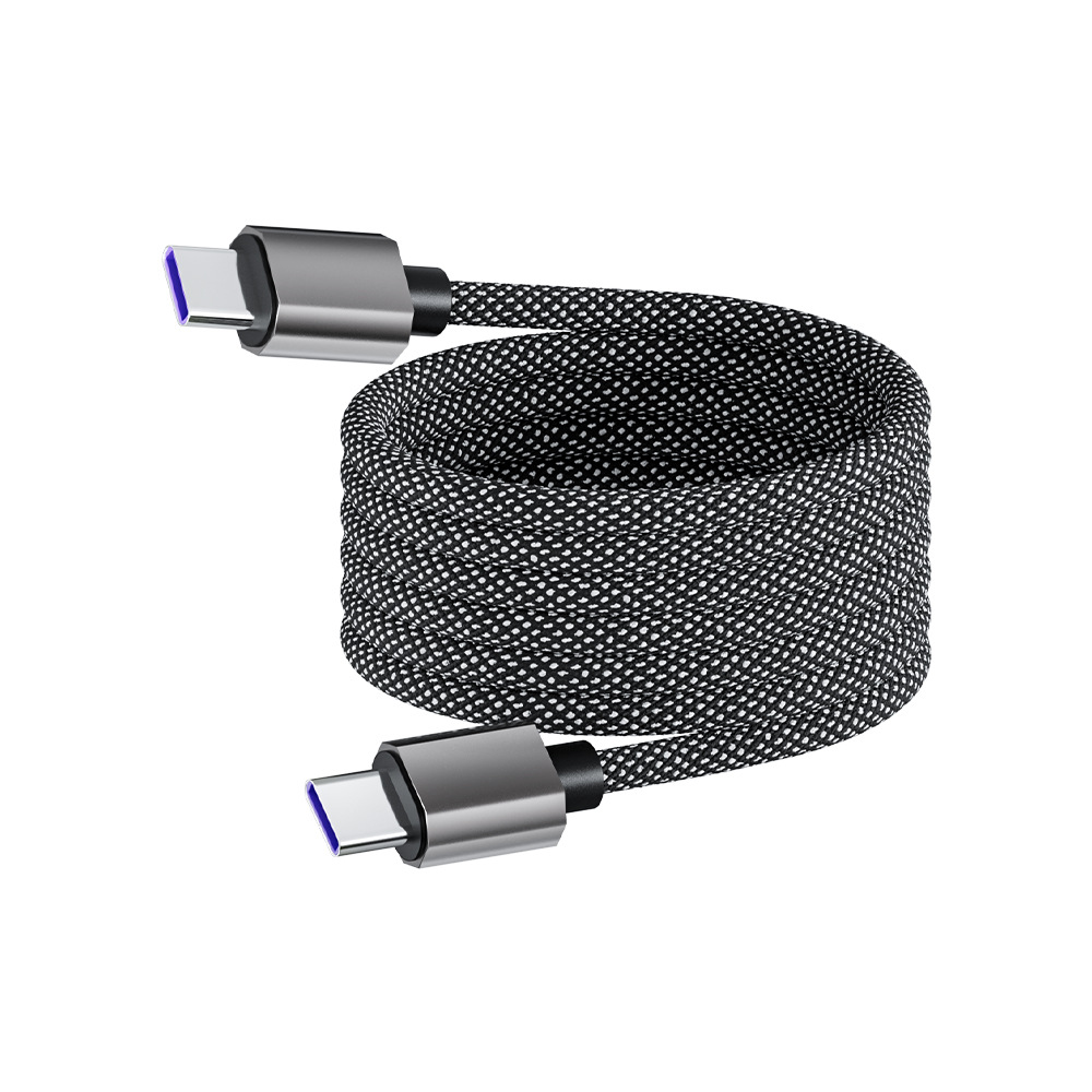 Picture of [Safe and Durable] Double Magic Magnetic Data Cable 240W Suitable for Huawei Pd Fast Charging Apple 16 Braided Fast Charging Cable