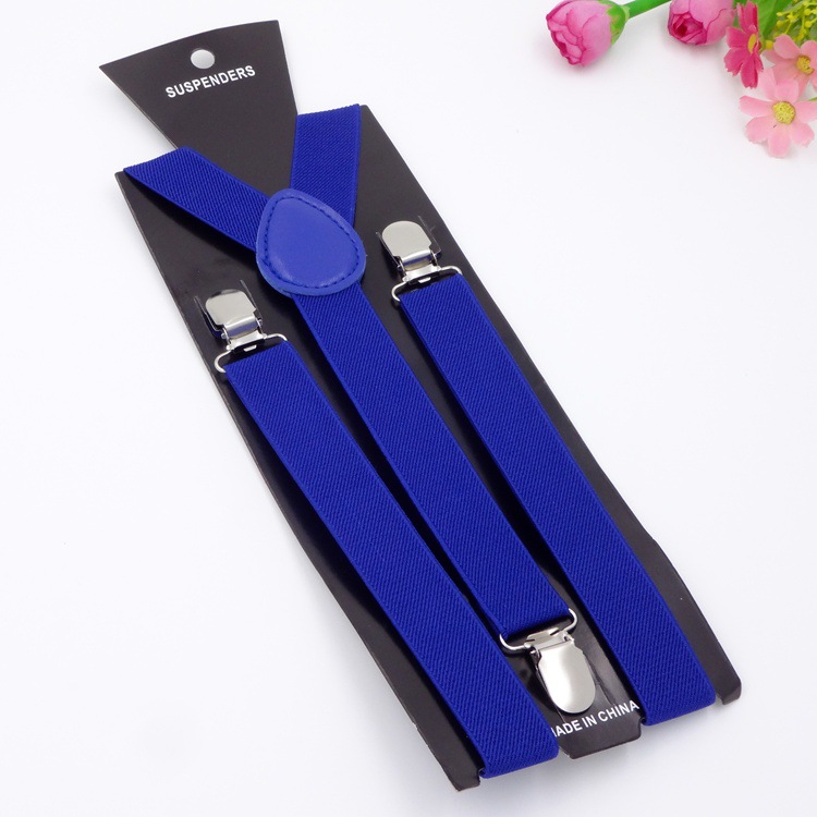 Picture of Factory wholesale candy color strap unisex adult sling multi-color optional 3 clips 2.5cm