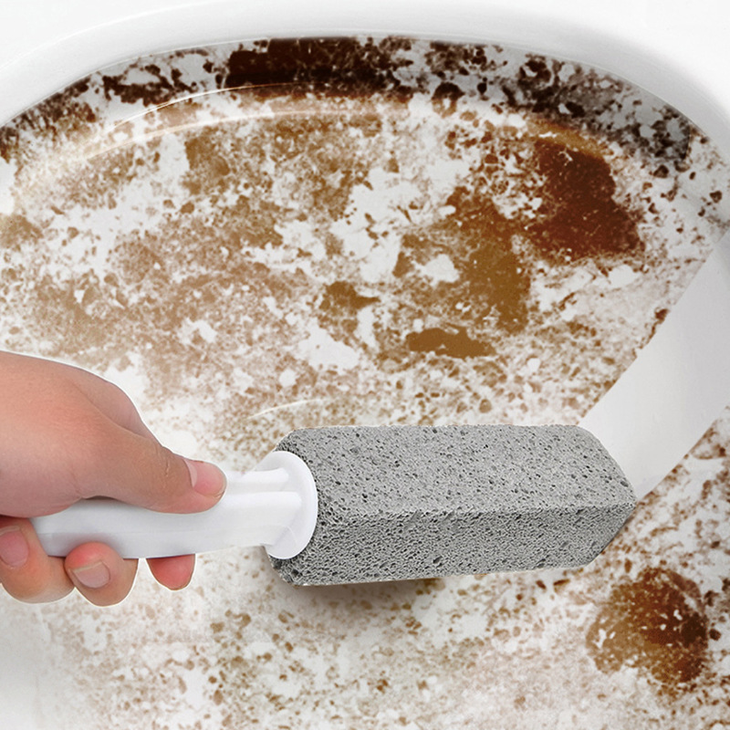 Long handle pumice toilet brush cleaning brush no dead angle brush toilet strong descaling urine stain washing toilet yellow dirt