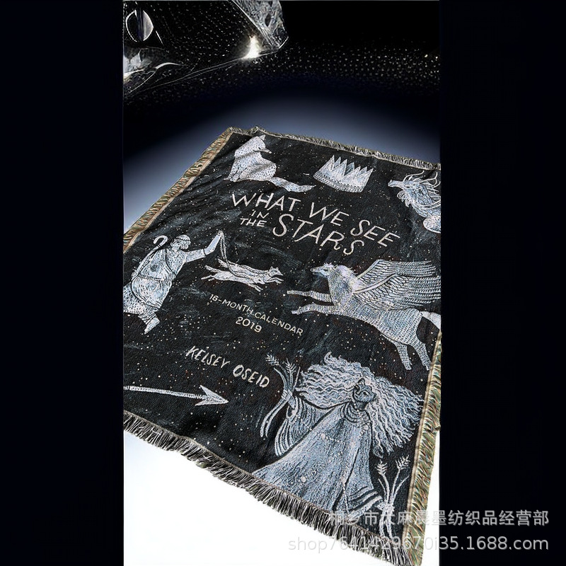 Hot wilderness camp same multi-functional sofa blanket camping leisure blanket blanket knitted thread blanket