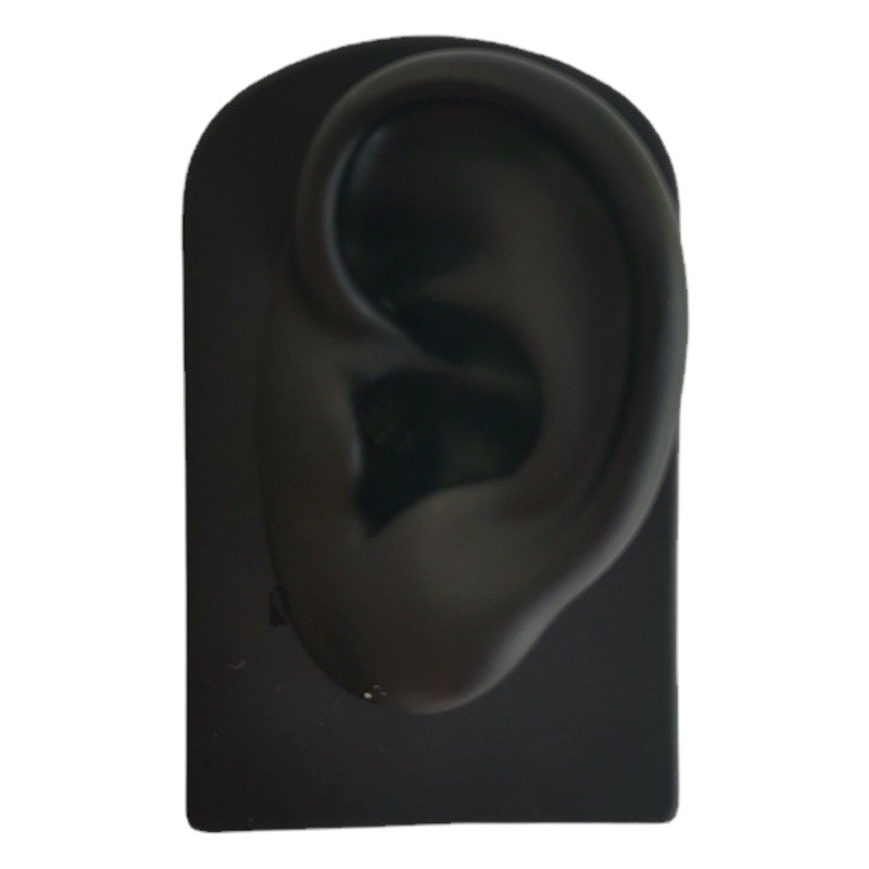 2022 New Silicone Ear Model Human Ear Stud Earrings Jewelry Display Bracket Piercing Training Props