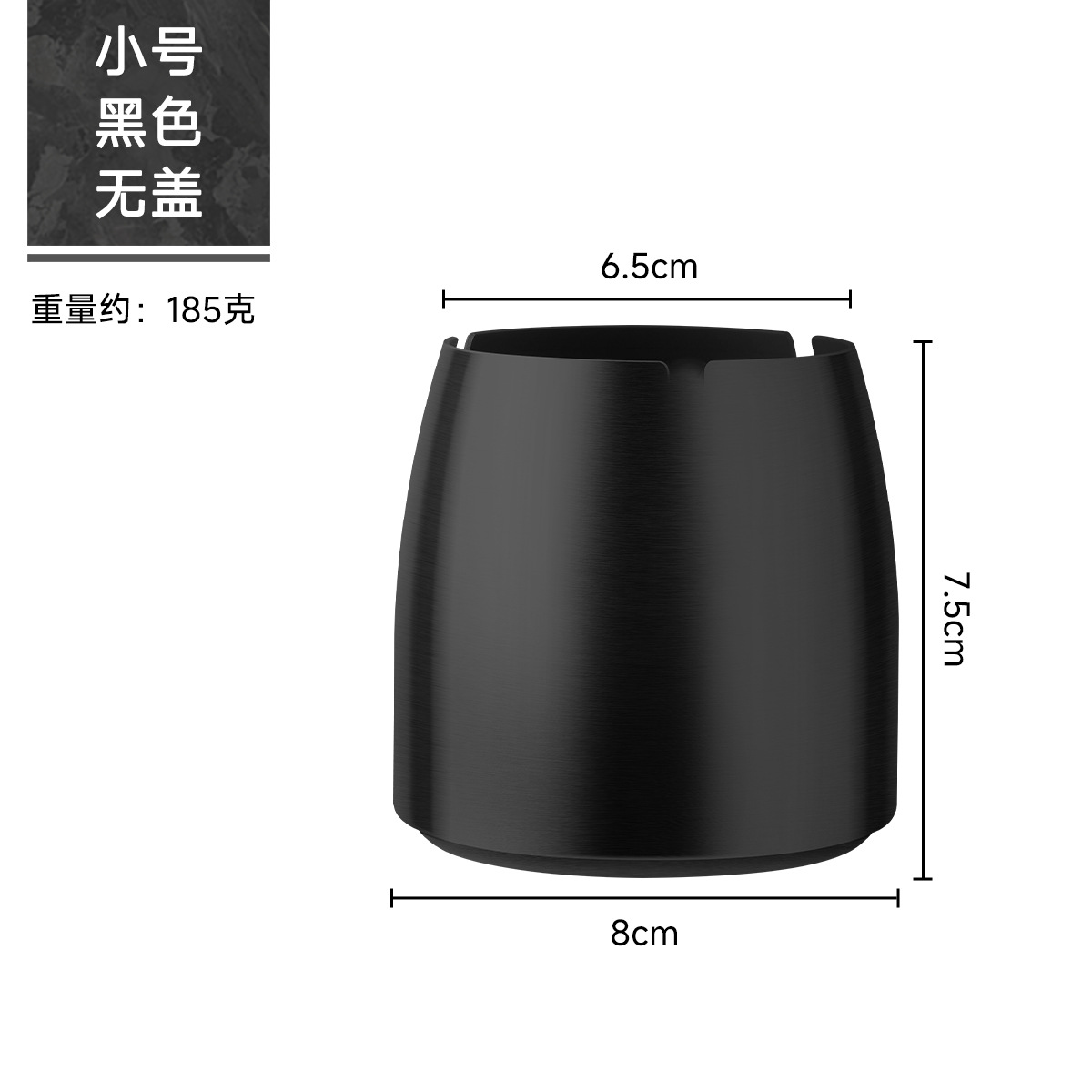 Picture of Wholesale titanium-plated stainless steel ashtray with lid thickened and raised anti-fly ash Internet cafe bar KTV office laser