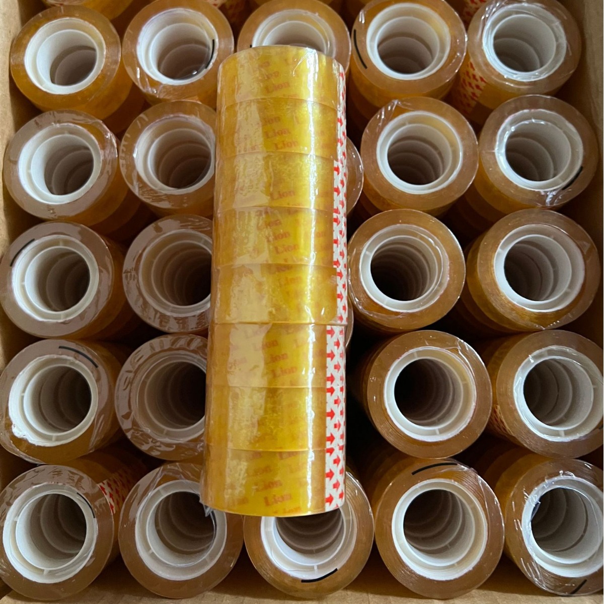 [Spot random hair] stationery transparent tape wholesale student correction typos tape 1.2cm1.5cm1.8cm