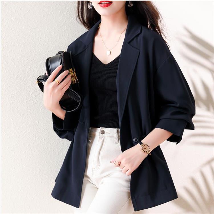 Picture of Real shot autumn new drawstring waist coat temperament short women's trench coat fashion top
