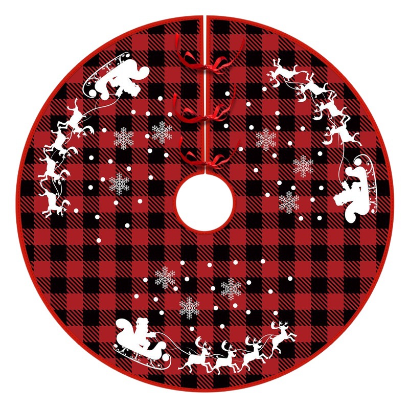 Christmas Tree Dress Christmas Decoration Tree Dress Sleigh Christmas Tree Decoration Ornaments Red Elk Faceless Doll Tree Dress