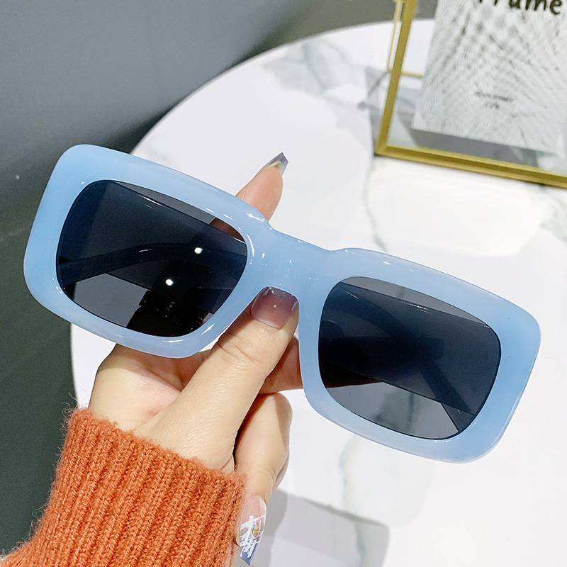 Picture of New fashion cool fashion personality street photo sunglasses UV protection sunglasses candy ladies sunglasses small frame glasses