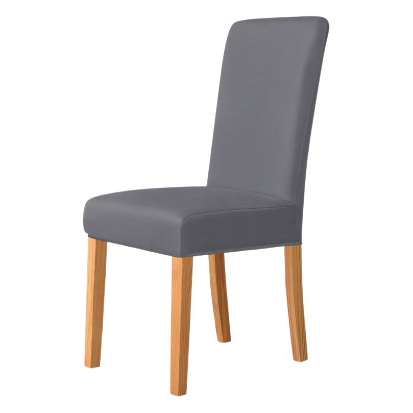 Cross-border Waterproof Milk Silk Fabric Stretch Home Hotel Dining Chair Parsons Chair Mid-back Chair Set