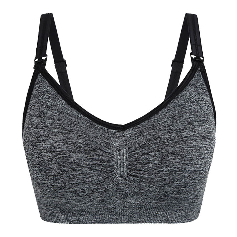 Picture of Cross-border exclusive for large size postpartum pregnant women without steel ring front opening buckle nursing bra feeding gathered adjustable underwear women