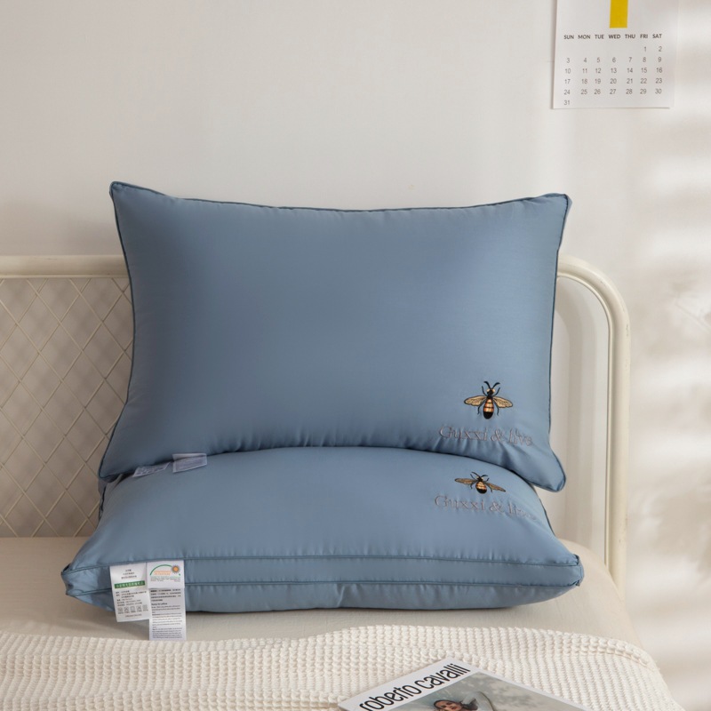 Picture of Class a Cotton Pillow Five-Star Hotel Pillow Soy Fiber Pillow Adult Neck Pillow Wedding Hotel Pillow Core Wholesale
