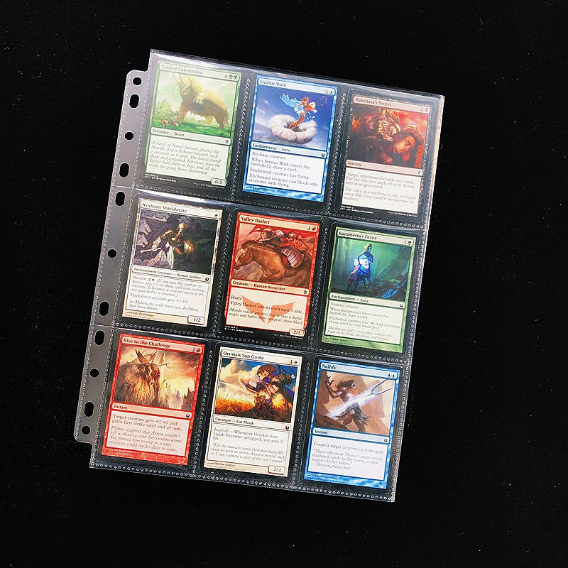 Picture of Cross-border supply spot Game King card Book pp transparent 9 grid card page Star Card three countries kill treasure can dream card Page 7C