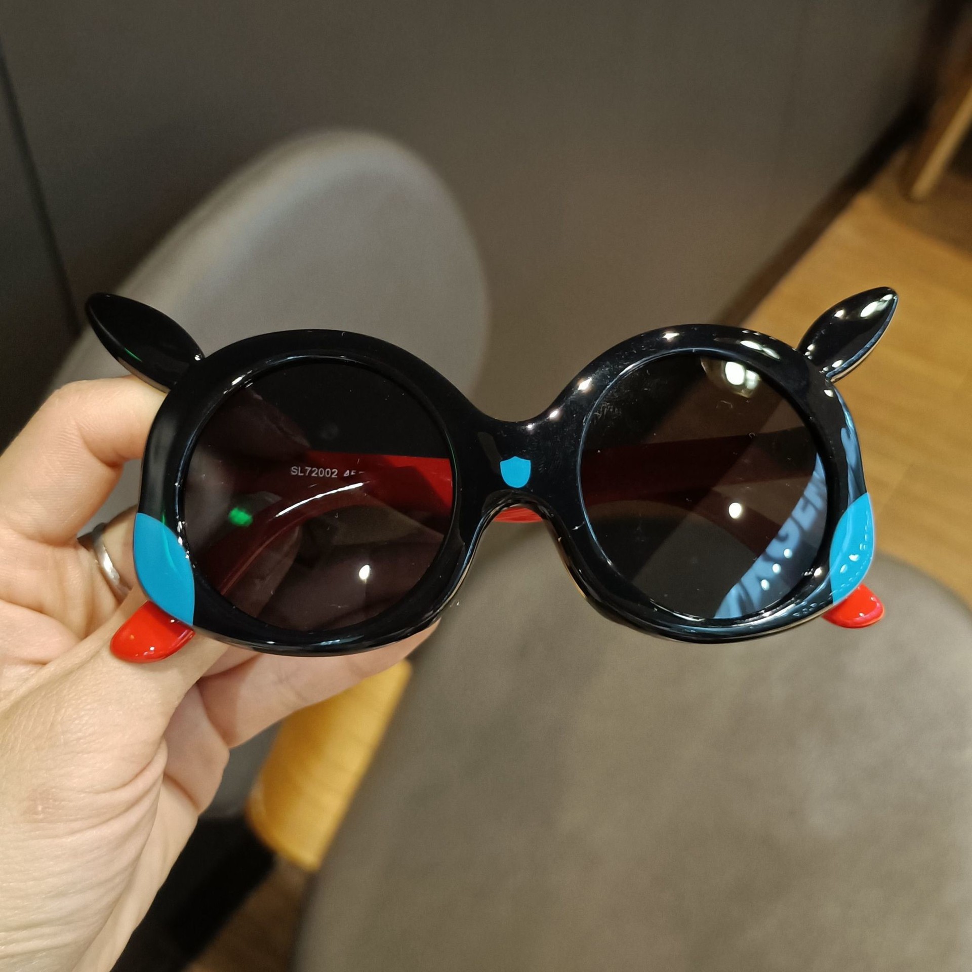 Picture of Children's Sunglasses Polarized Baby Silicone Glasses Pikachu Trendy Boys and Girls Sunglasses Uv Protection Pikachu