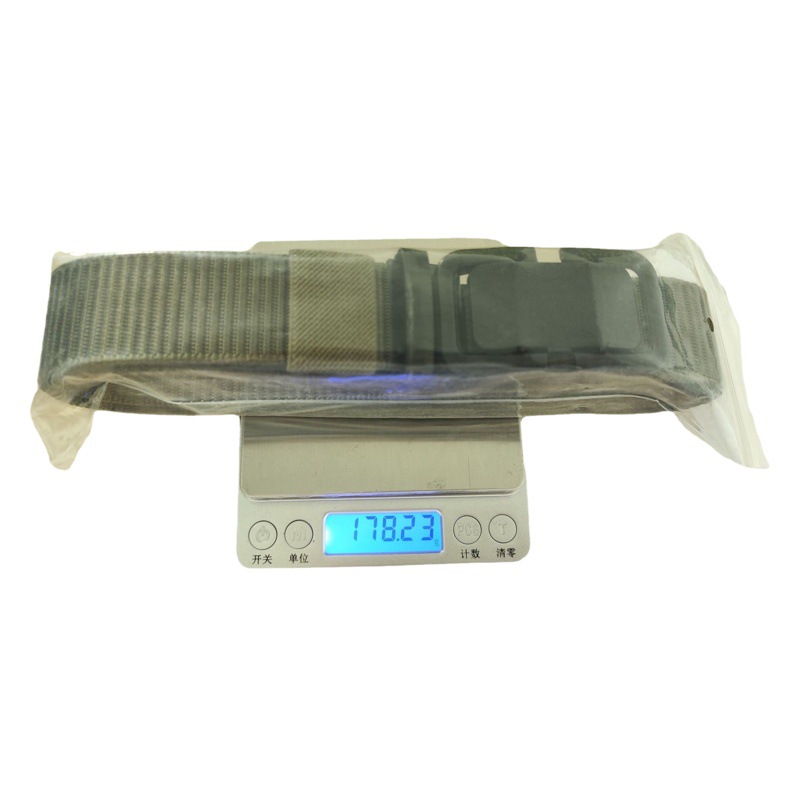 New thickened nylon woven belt men's belt automatic buckle canvas belt business outdoor men's belt
