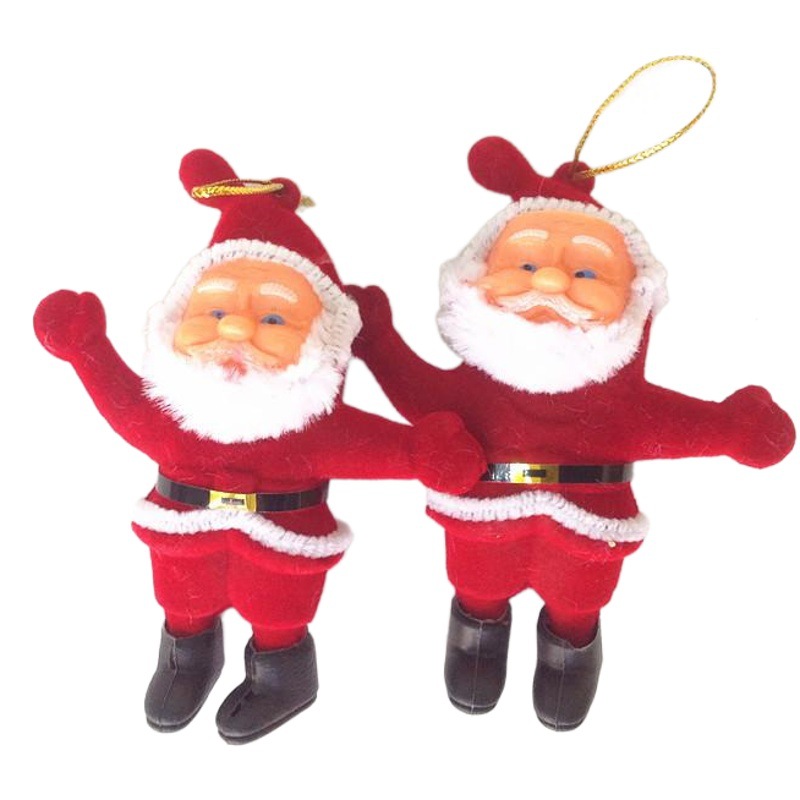 Picture of Christmas tree pendant accessories Santa Claus doll pendant Christmas doll pendant holiday gift