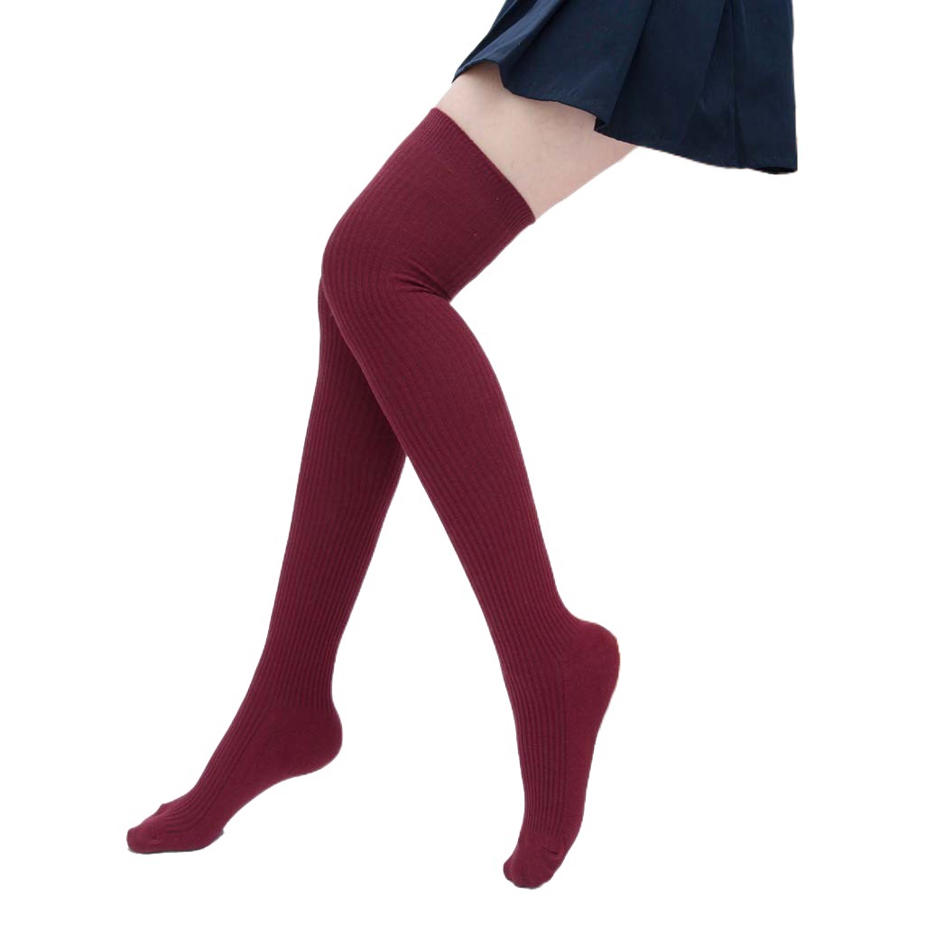 Spot Long Socks European and American Yoga Socks Piled Socks Knitted Stockings Women's Lian High Socks Over Knee Cotton Socks High Socks