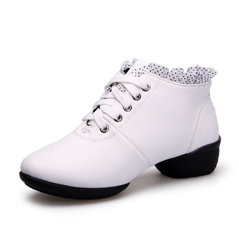 Picture of Square Dance Shoes Dancing Shoes Women's Adult Soft Sole Mid-heel Supper Dance Shoes Dance Shoes Performance Shoes New Mesh Foreign Trade Shoes