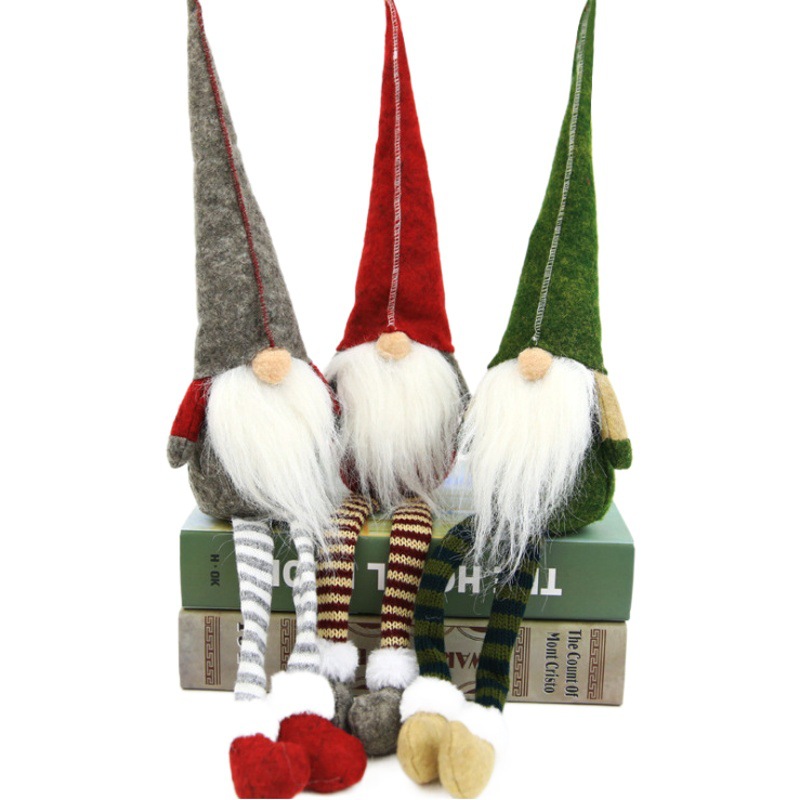 Christmas Gnome Christmas Goblin Christmas Decorative Ornaments Long Legs Rudolph Doll Ornaments Children's Gift Toys