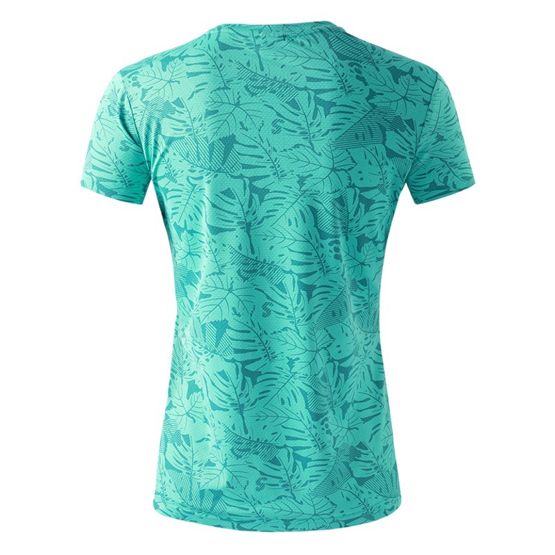 Spring and Summer Quick-drying T-shirt Women's Outdoor Camouflage Quick-drying Clothes Anti-ultraviolet Short-sleeved Sports Hiking Fitness Elastic T-shirt