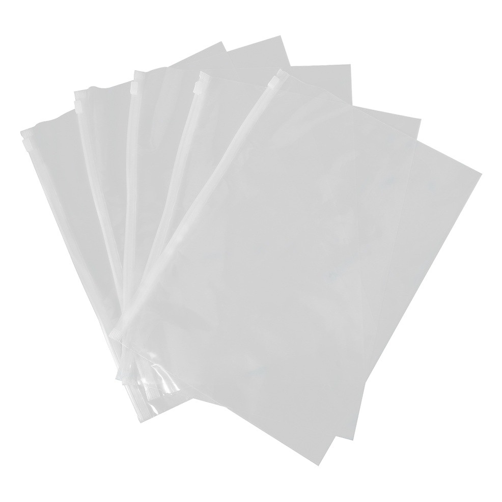 Transparent zipper bag clothing zipper bag wholesale clothing packaging bag zipper transparent storage bag pe zipper bag