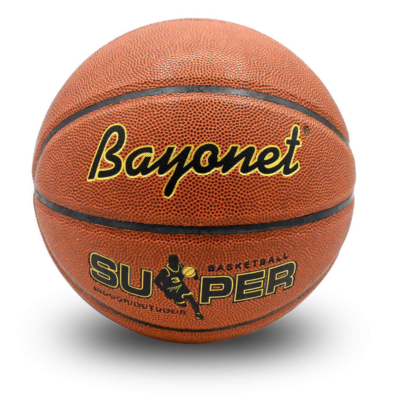 Bayonet No. 7 Pu Basketball Outdoor Wear-Resistant Cowhide Leather Feel Adult Youth Game Training Basketball