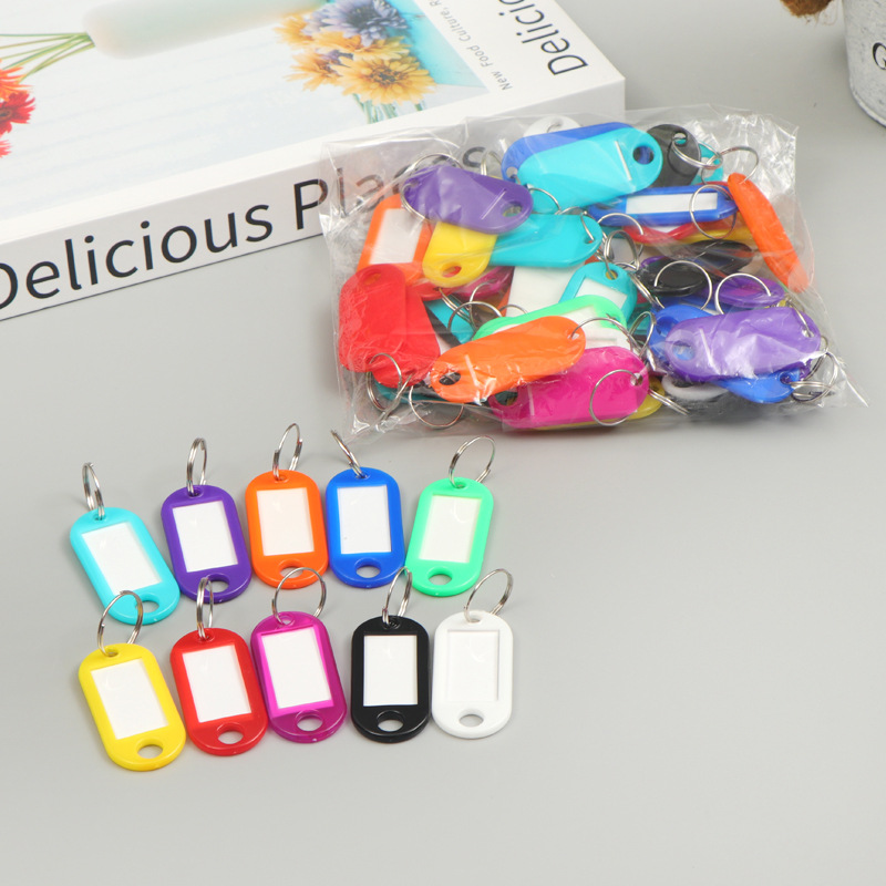 Picture of Cross-border plastic pp key card rental room hotel key tag classification tag mark key chain