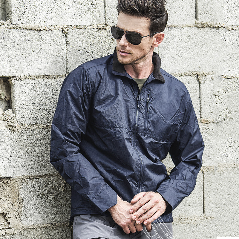 Picture of Mingpeng Outdoor Military Fan Spring and Autumn Tactical Skin Clothes Men's Jacket Waterproof Lightweight Waterproof Thin Sports Windbreaker Mountaineering