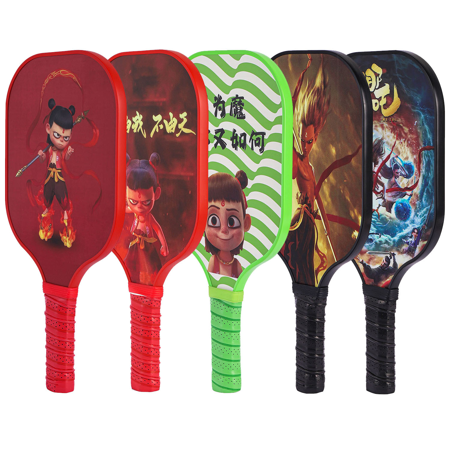 Getting Started Adult Which Cartoon Fiberglass Peak Rack PP Honeycomb Core pickleball Hole Rack Factory