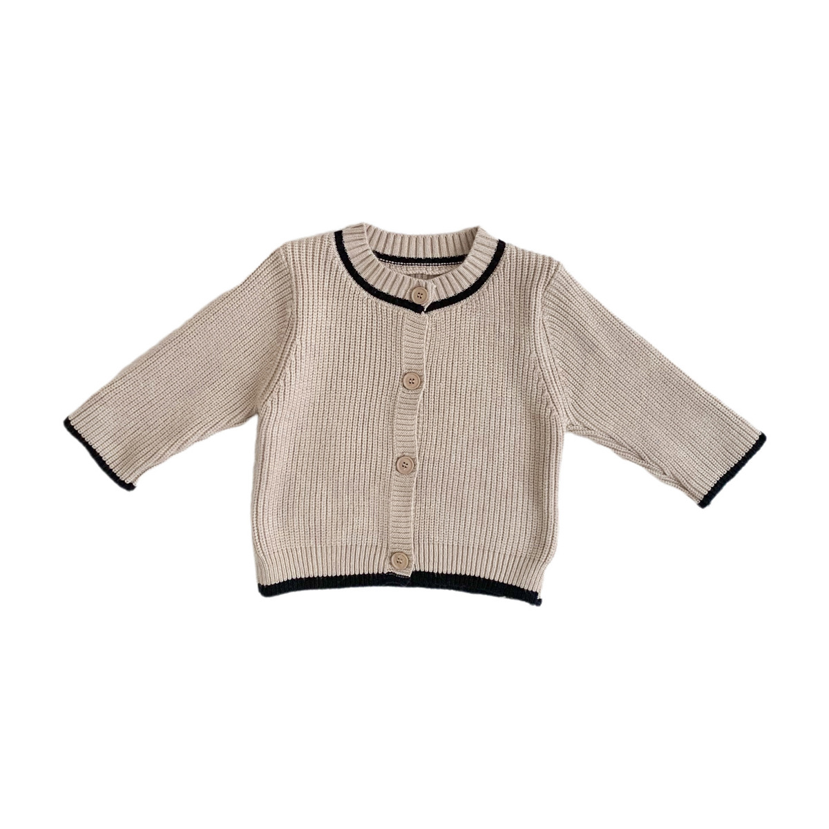 Picture of Children's Autumn and Winter Knitted Coat ins Korean Style Baby Soft Sweater Cardigan Newborn Boy and Girl Baby Coat