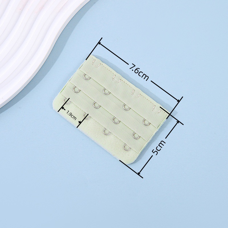 Picture of Three-row four-button stainless steel underwear back buckle three-row four-button Bra extension buckle unpackaged Bra extension buckle