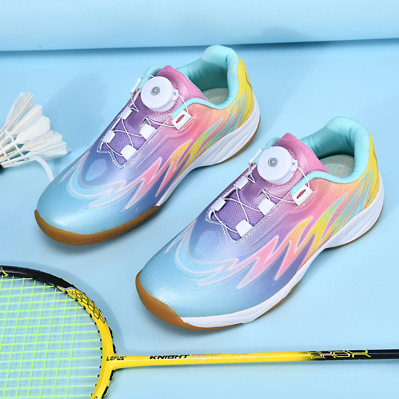 Picture of New Beacon Children and Teenagers Badminton Shoes Breathable Shock Absorption Non-slip Wear-resistant Tennis Shoes Table Tennis Training Shoes