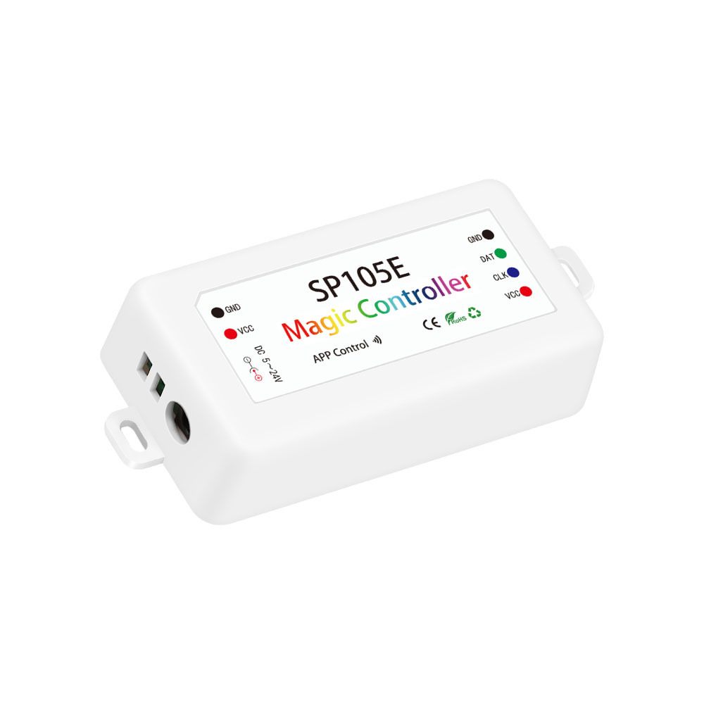 Picture of SP105E light with Bluetooth controller mobile phone smart Bluetooth Magic color controller LED full color controller manufacturers
