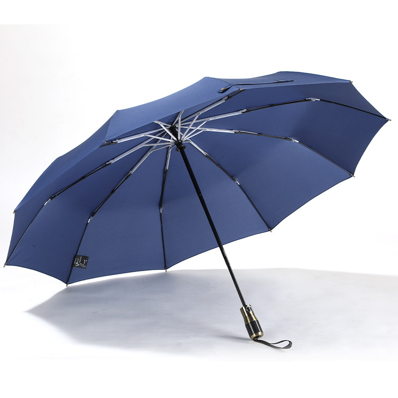 Picture of Osdorna New Full-automatic 10-bone Double-size Windproof Fiber Handle Men's Business Umbrella Gift Umbrella