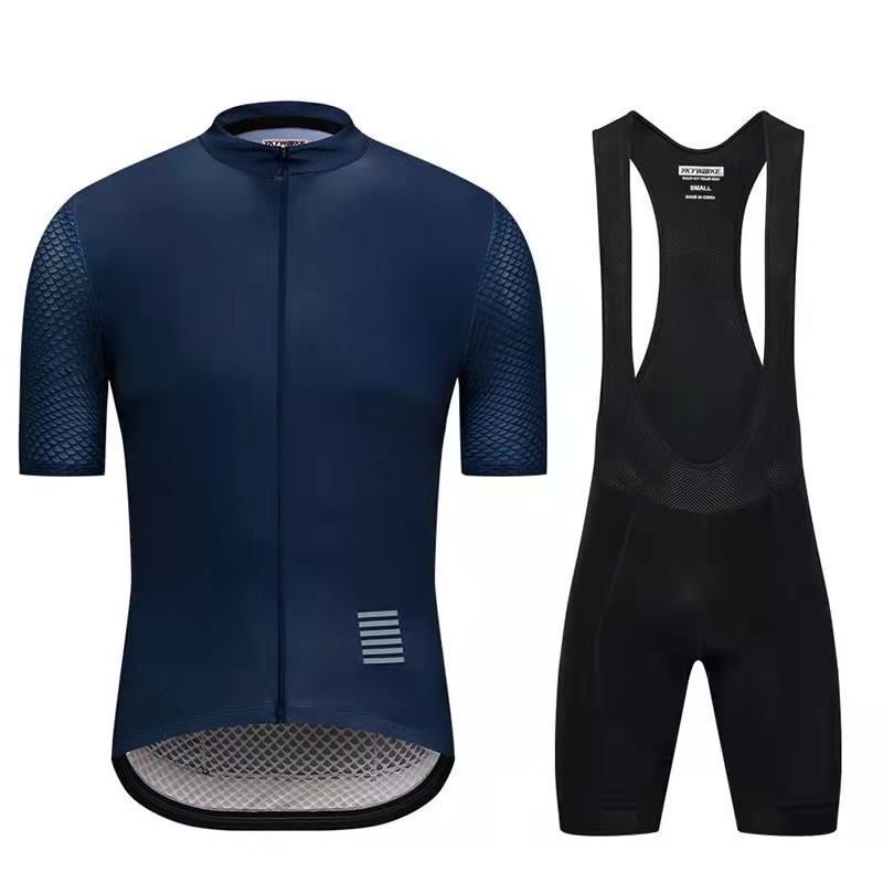 Cross-border Hot Sale Summer Short-sleeved Cycling Clothing suit Men's Mountain Bike Clothing Moisture-wicking Road Bike Cycling Clothing