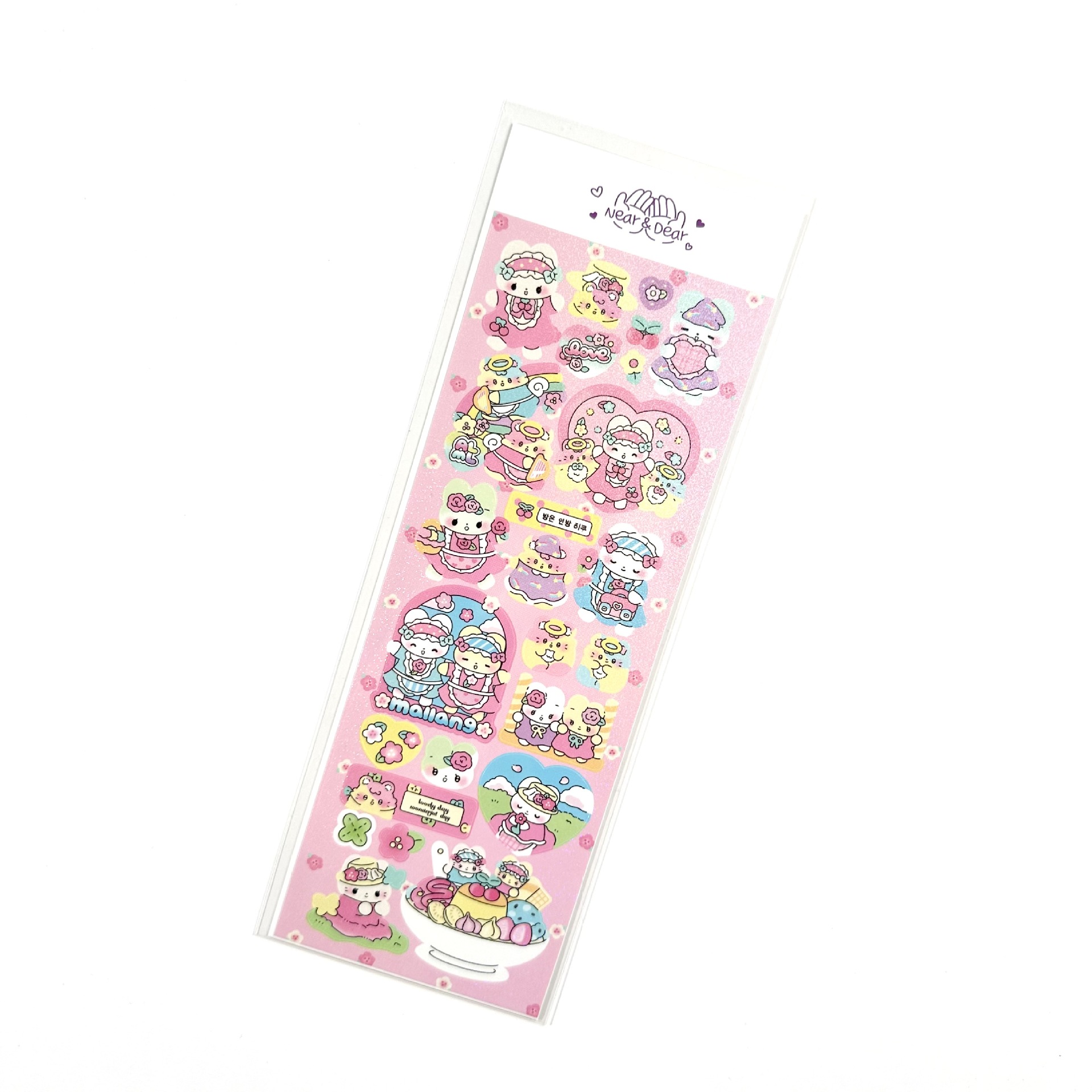 Picture of South Korea Explosions High Color Value Goo Card Stickers Korean Laser Cute Cartoon Animal Hand Account Stickers Cheap Wholesale