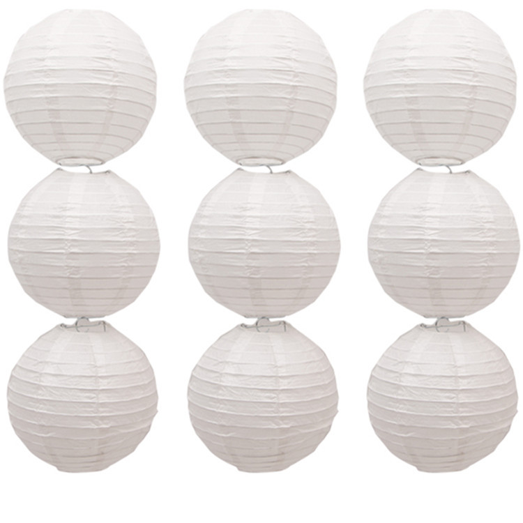 Picture of Wholesale Paper Lantern Wholesale Chandelier Cover Paper Lampshade Mid-Autumn Festival Day Decoration Wedding Wedding Celebration White Lighting