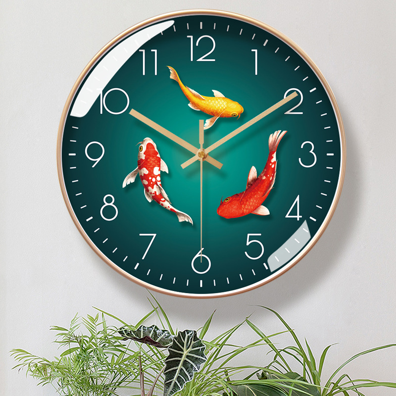IPRA 6005 wall clock living room clock fashionable light luxury mute household clock Wall watch with quartz clock for years