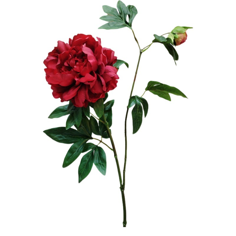 Monet Garden Peony Artificial Flower Home Table Peony Decorative Flower Wedding Silk Flower Living Room Artificial Flower Ornament