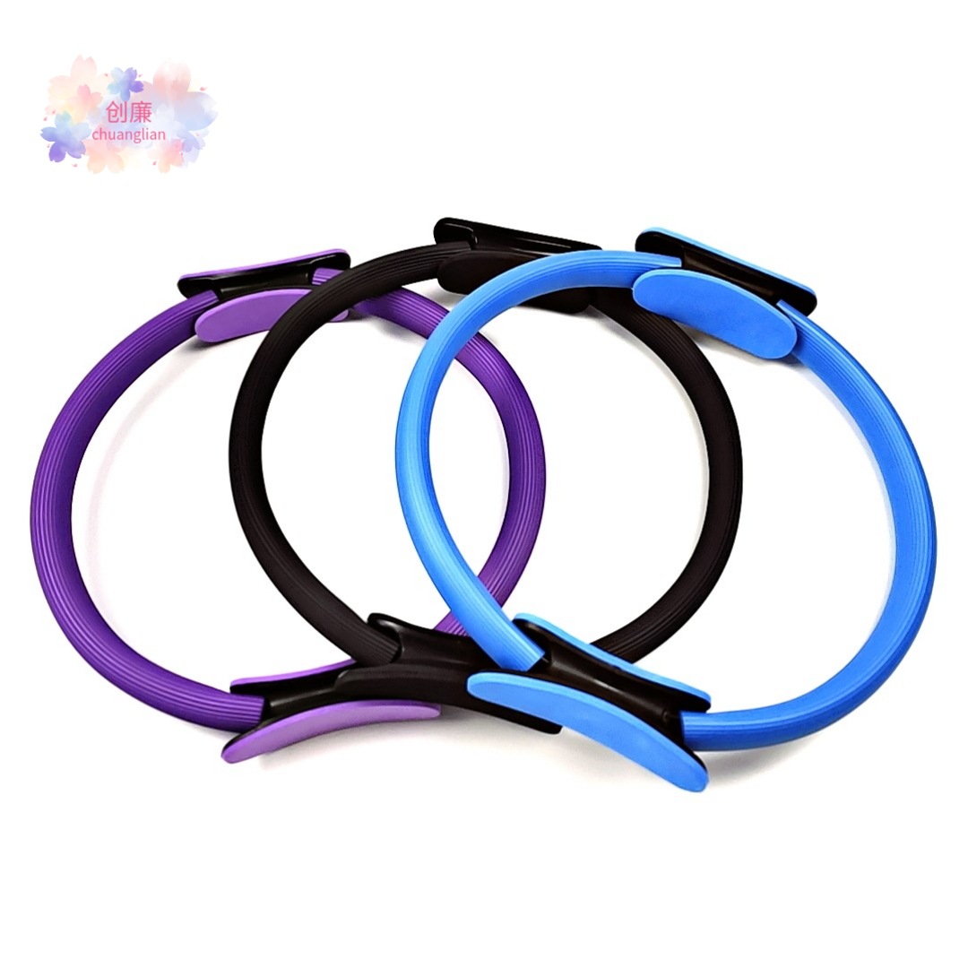 Picture of Wholesale Pilates Ring Yoga Auxiliary Magic Ring Waist Legs Exercise Fitness Ring Yoga Open Back Resistance Ring stretch ring
