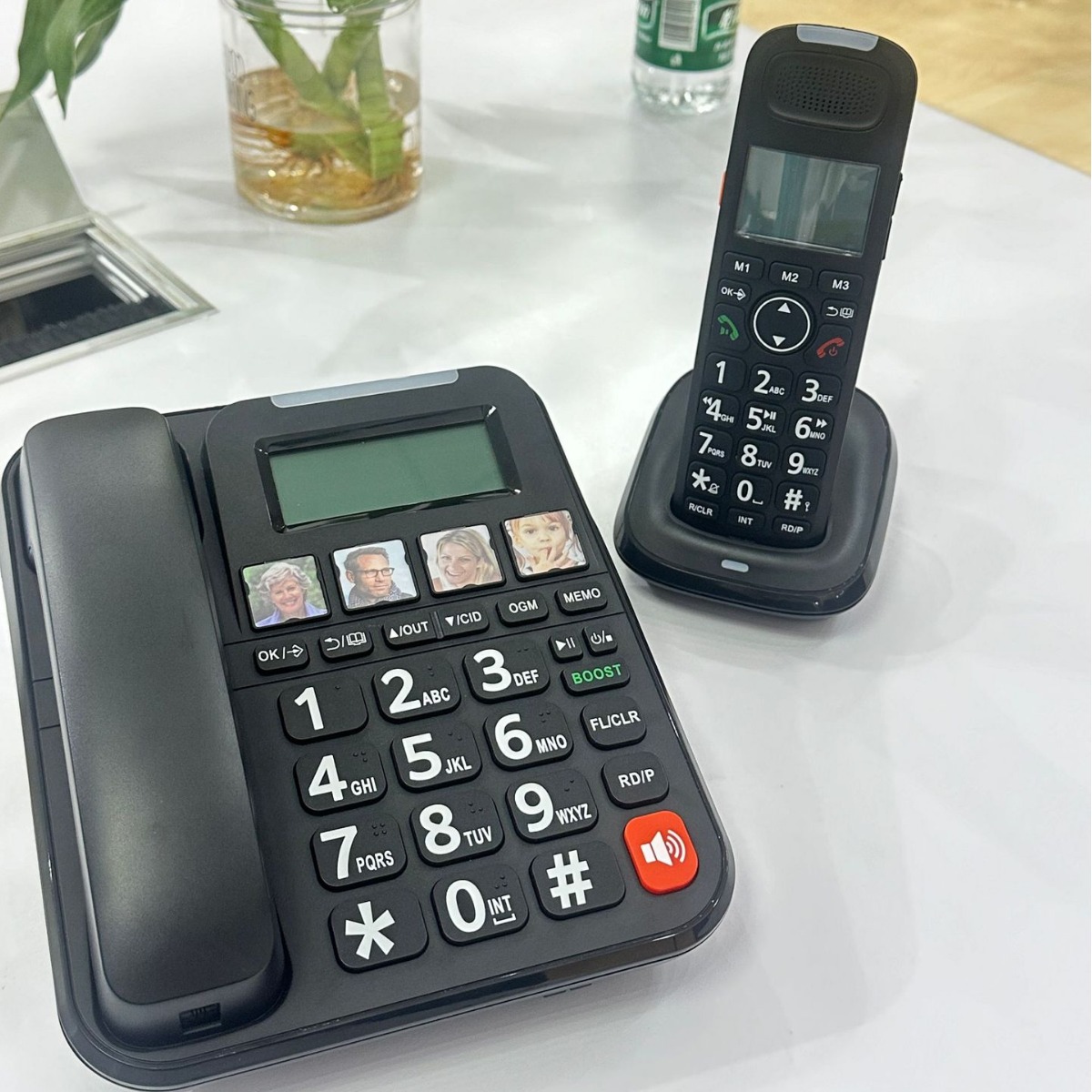 Factory Spot Office Business Home Cordless Telephone Mother-In-Law Cordless Telephone Cross-Border Home Network