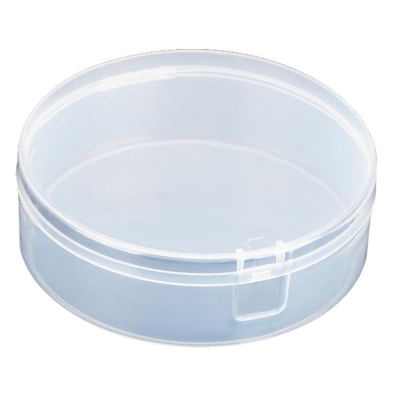 Spot small round box mini box chip box gift plastic packaging box PP round round bottle with lid