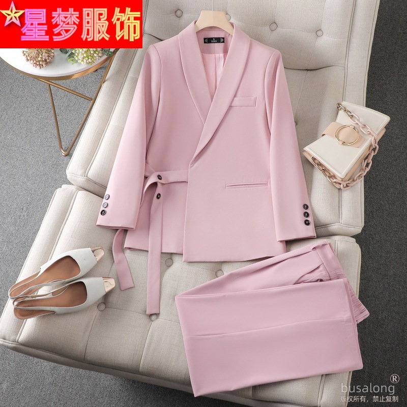 Autumn and Winter Long Sleeve Business Wear Temperament Women's Business Dress Suit Jacket Fashion suit Interview Dress Work Clothes