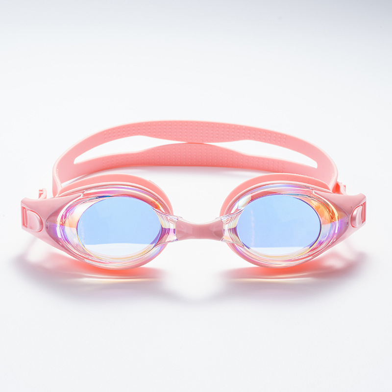 New comfortable silicone Mirror Ring anti-fog swimming glasses adjustable colorful electroplating high-definition anti-ultraviolet swimming goggles