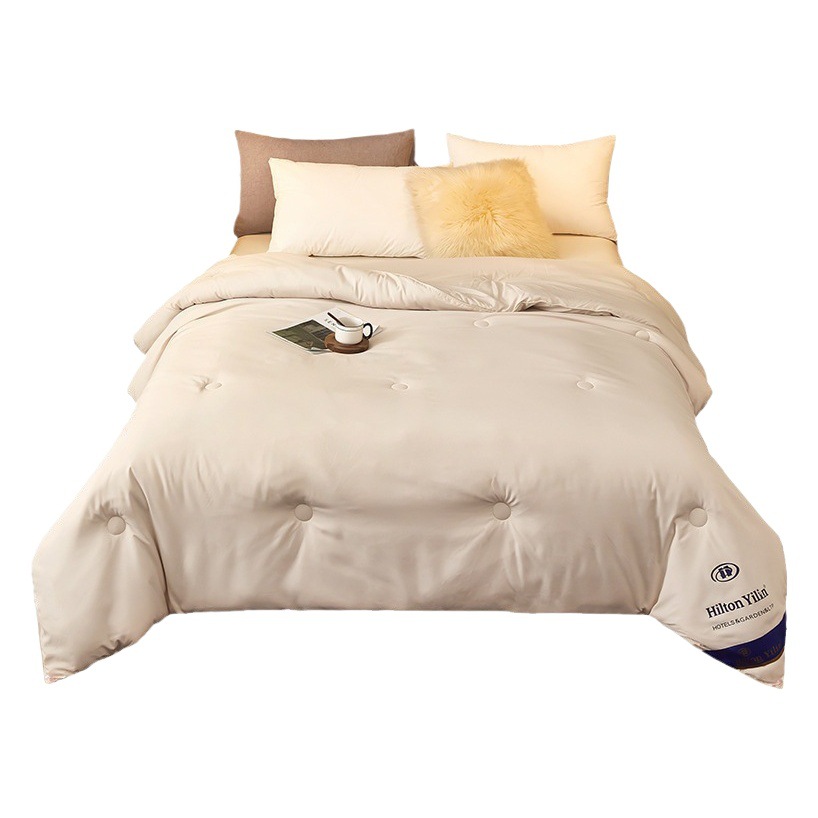 Hilton Doubletree Silk Cotton Quilt Hotel Feather Velvet Spring, Autumn and Winter Quilt Core Can Be Used in All Seasons, Same Style as Hotel Quilt