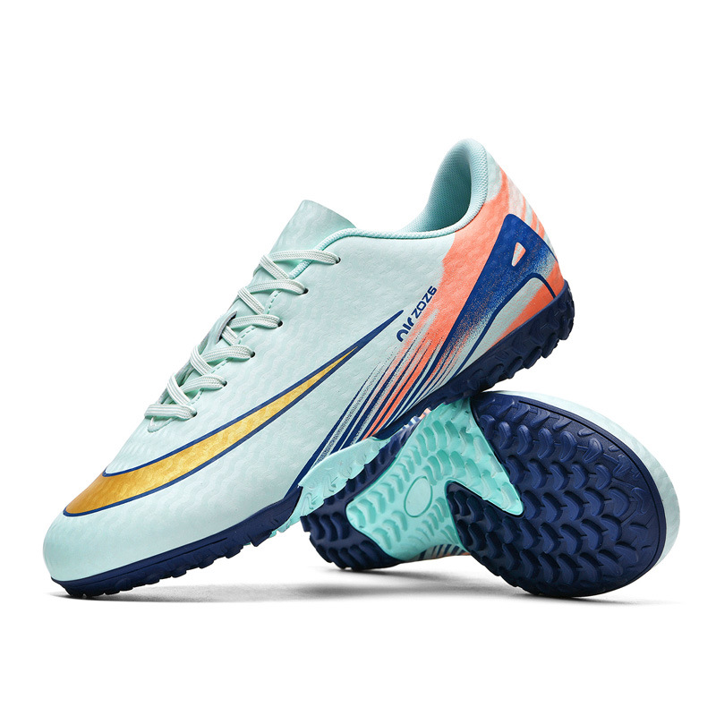 Cross-border Low-top Football Shoes tf Crushed Nails Artificial Turf AG Nails Sports Training Shoes for Boys and Girls Children Adolescents and Students